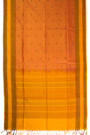 Yellow Handloom Kanchi Silk Cotton Saree 10069258 - Avishya