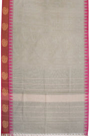 Grey Handwoven Kanchi Cotton Saree 10069386 - Avishya