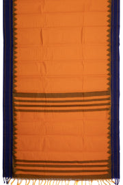 Dutch Orange Handloom Kanchi Cotton Saree 10069395 - Avishya