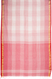 White Bengal Phulia Cotton Saree Zari Border 10069411 - Avishya