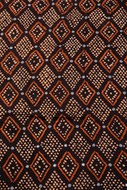 Black Bandhani Cotton 3-Piece Salwar Suit Material