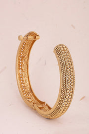 Handcrafted Gold Plated Traditional Kada Bangle