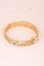 Handcrafted Gold Plated Traditional Kada Bangle