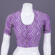 Violet Dabu Printed Cotton Blouse 10069788 - Avishya