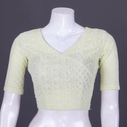 Yellow Chicken Curry Cotton Blouse 10069795 - Avishya