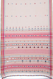 Off White Handloom Bhujodi Kala Cotton Saree 10069844 - Avishya