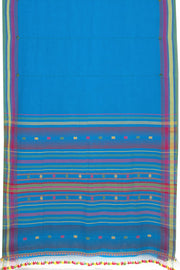 Blue Handloom Bhujodi Kala Cotton Saree 10069854 - Avishya