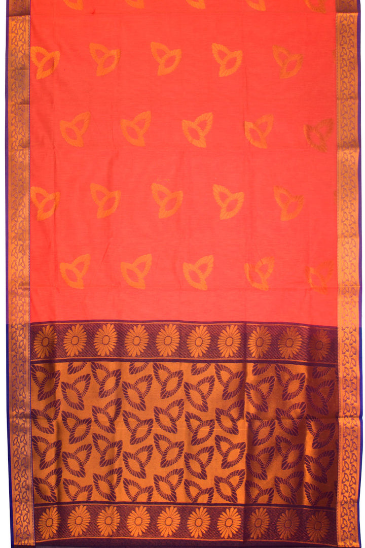 Red South Silk Cotton Saree 10069863 - Avishya