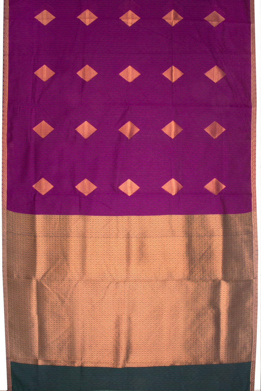 Purple South Silk Cotton Saree 10069870 - Avishya