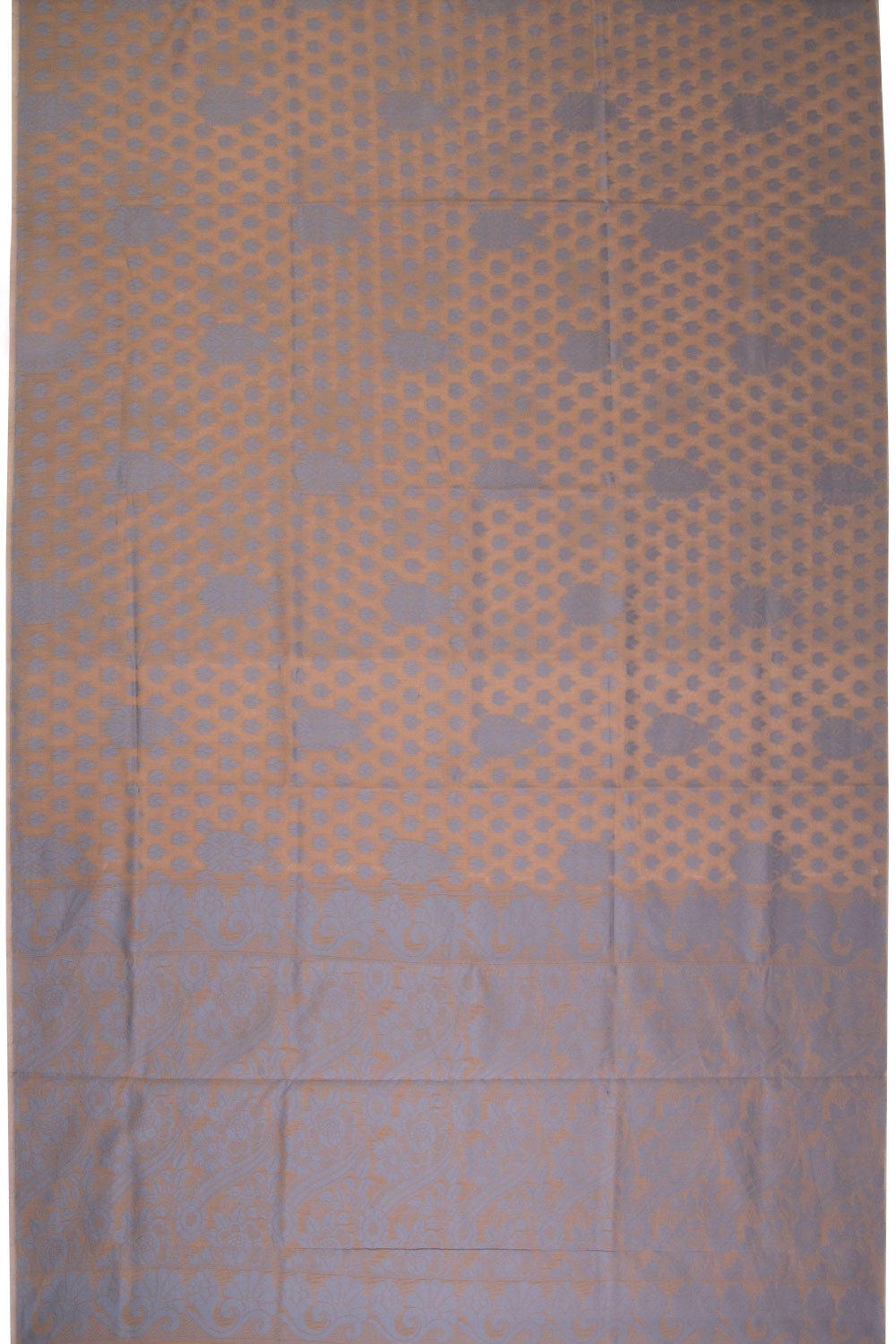 Brown South Silk Cotton Saree 10069873 - Avishya