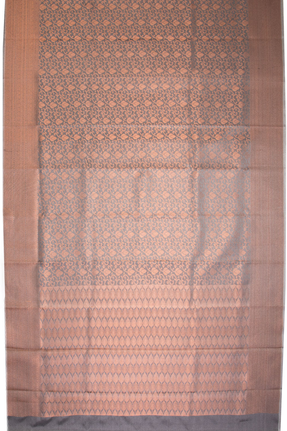 Grey South Silk Cotton Saree 10069885 - Avishya