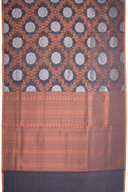 Black South Silk Cotton Saree 10069887 - Avishya