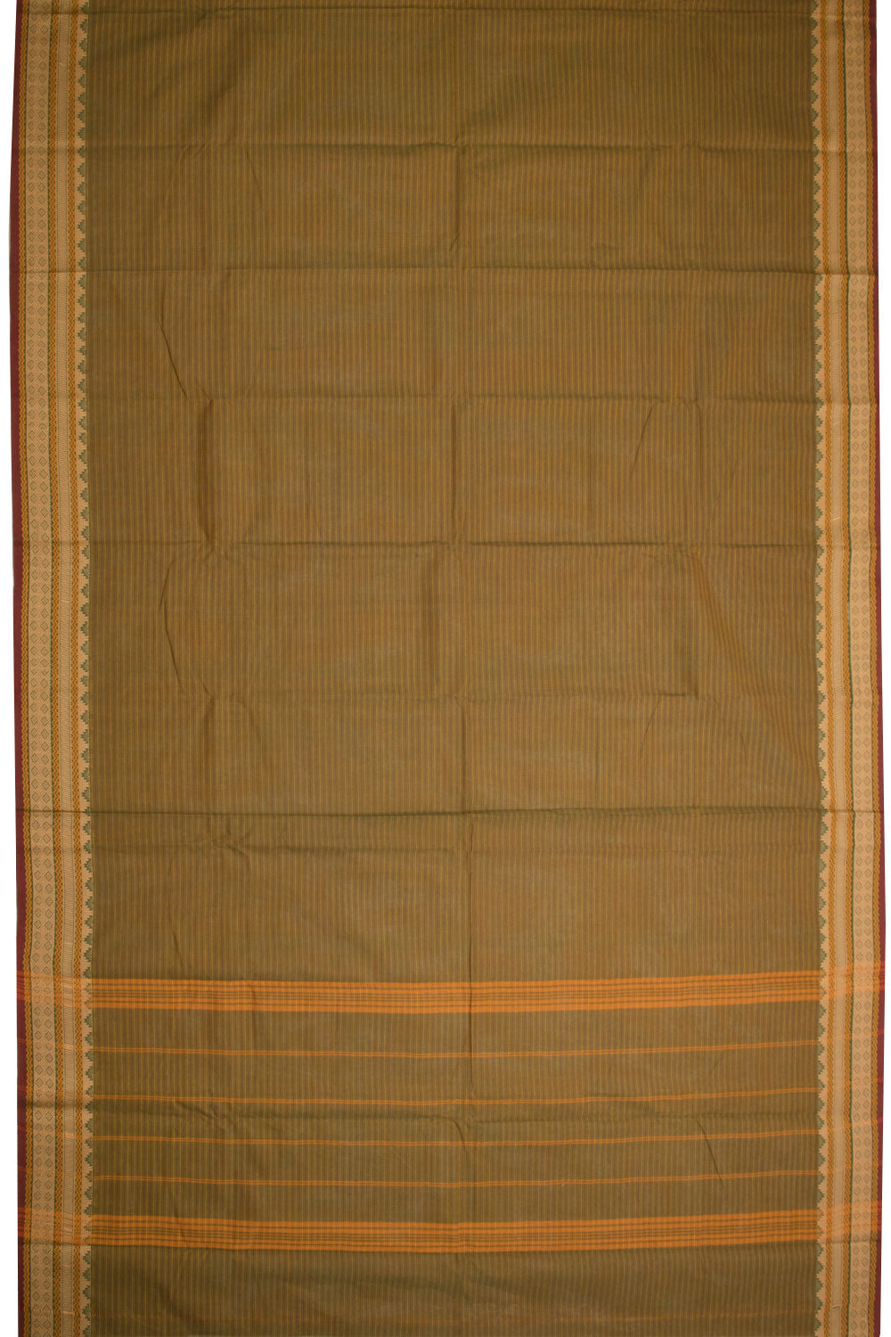 Green Handloom Chettinad Cotton Saree 10070078 - Avishya