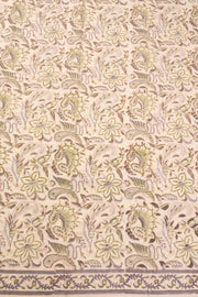 Cream 3-Piece Mulmul Cotton Salwar Suit Material with Kota Dupatta 10070090