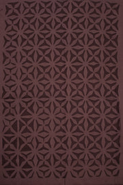  Brown Solid Style Cutwork Applique Embroidered Cotton 3 Piece Salwar Suit Material 10070153