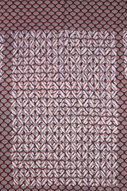 Black  Ajrakh Printed Cutwork Applique Embroidered Cotton 3 Piece Salwar Suit Material 10070181