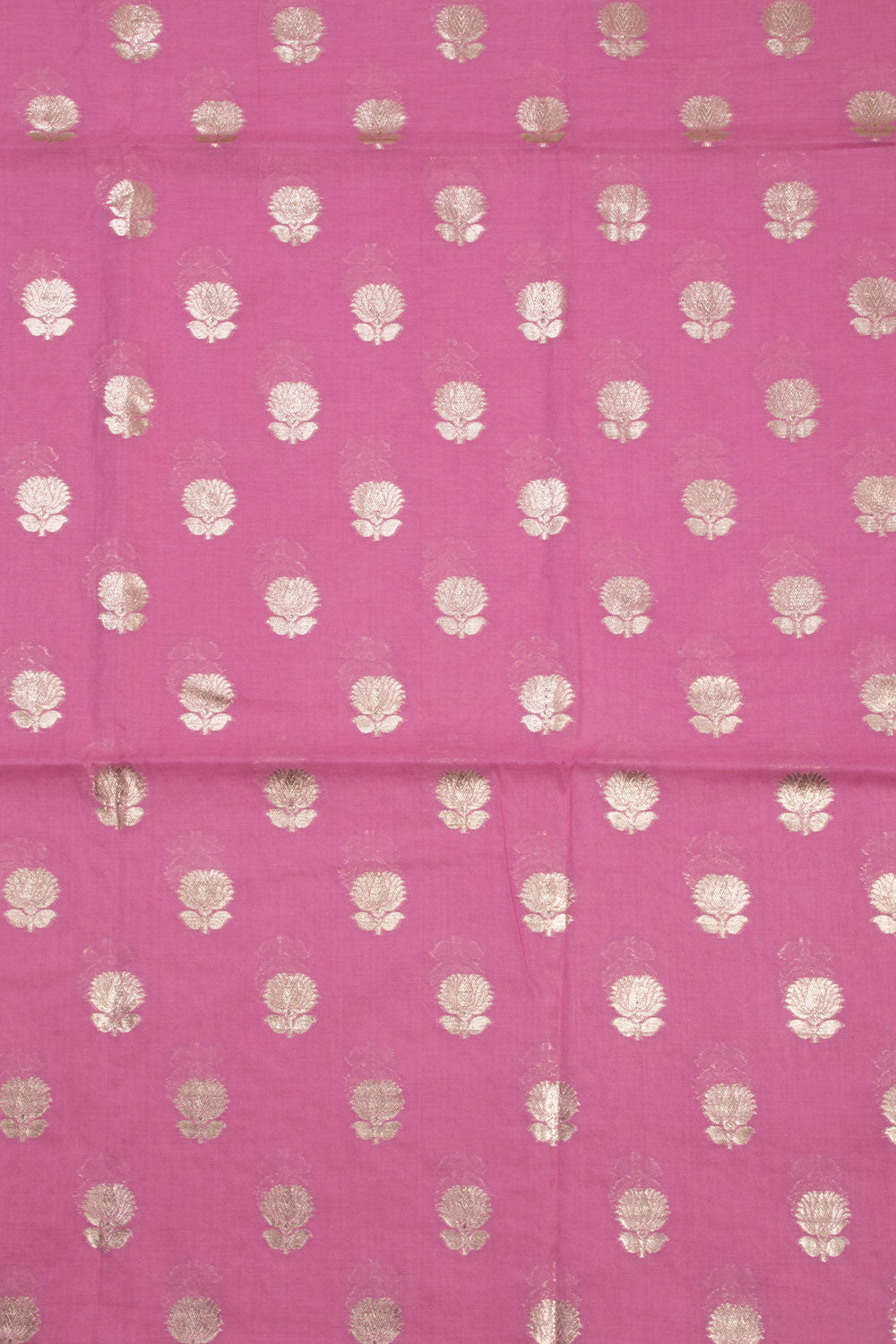 Onion pink 3-piece Banarasi Silk Salwar Suit Material 10070356