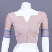 British Tan Beige Andhra Cotton Blouse 10070428