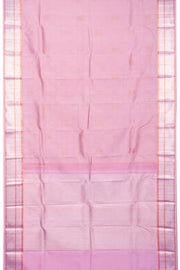 Pink Handloom Jacquard Kanjivaram Silk Saree 10070654