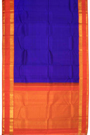 Ms Blue Korvai Kanjivaram Silk Saree 10070658