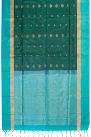 Green Handloom Kanjivaram Silk Saree 