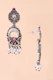 Oxidised Ethnic Earring