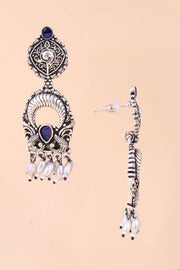 Oxidised Ethnic Earring