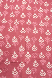 Pink Dabu Printed Cotton Salwar Suit Material