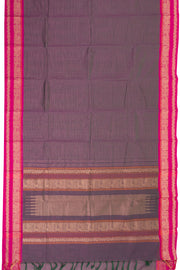 Blue Handloom Kanchi Cotton Saree