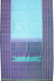 Blue Handloom Kanjivaram Silk Saree