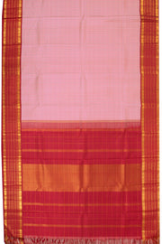 Pink Korvai Kanjivaram Silk Saree