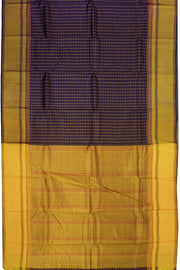 Blue Threadwork Kanjivaram Silk Saree