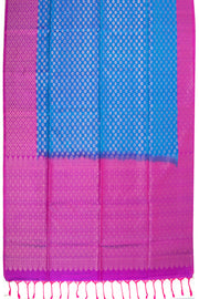 Blue Kanjivaram Soft Silk Saree