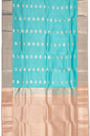 Blue Kanjivaram Blended Silk Saree
