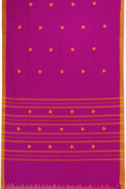 Magenta Handloom Chettinad Cotton Saree 10072569