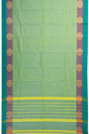 Green Handloom Chettinad Cotton Saree 10072667