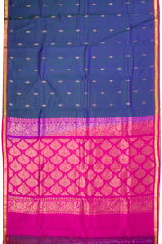 Blue Light Weight Kanchipuram Pure Silk Saree 10072797