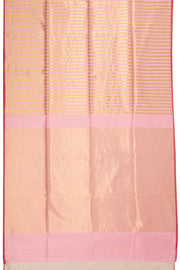 Pink Handloom Maheshwari Silk Cotton Saree 10073135