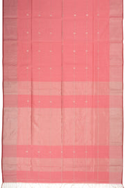 Pink Handloom Maheshwari Saree 10073717