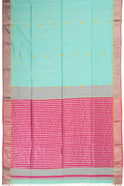 Blue Handloom Maheshwari Saree 10073721