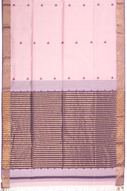 Pink Handloom Maheshwari Saree 10073722