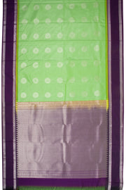 Green Lightweight Fancy Kanjivaram Silk Saree with Contrast Pallu 10074880