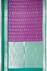 Purple Lightweight Fancy Kanjivaram Silk Saree with Contrast Pallu 10074882