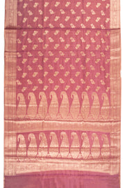 Pink Banarasi Tissue Silk Saree 10074698