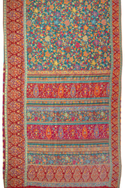 Green Handloom Kashmir Kani Silk Saree 10075402