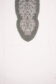 Grey Bandhani Mirror Work 3 Piece Salwar Suit Material 10075468