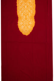 Yellow Bandhani Mukaish Embroidery  Salwar Suit Material 10075469