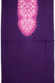 Purple Bandhani Mukaish Embroidery 3 -  Piece Salwar Suit Material 10075470