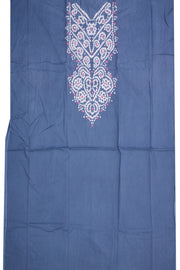 Blue Bandhani Mirror Work 3 Piece Salwar Suit Material 10075476