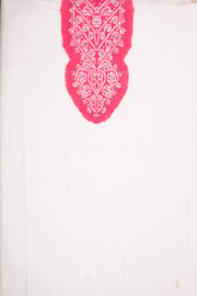 Pink Bandhani Mirror Work 3 - Piece Salwar Suit Material 10075481